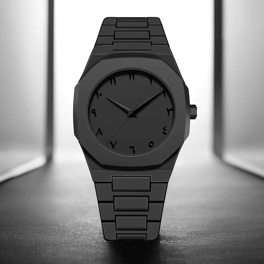Full Black Aura Quartz Watch – Lightweight Design, , Premium Quality & Finish – Best Quality Analog Watch For Boys – Watch For Men | Full Black Color Watch